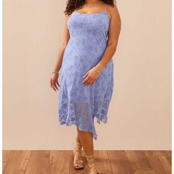 NEW Arula Floral Midi Dress Plus Size 0X, 1X and 2X Available NWT - Picture 1 of 11